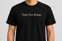 Times New Roman T-shirt - Black