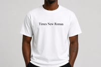 Times New Roman T-shirt - White
