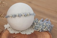 Image 1 of Mohair Tieback 224 (grey)