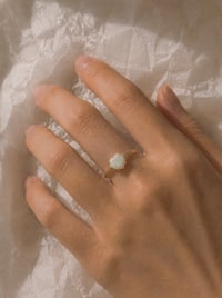 Image 2 of Opal Heart Ring