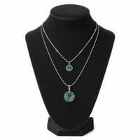 Image 1 of Islington Necklace│Double Microchip Circuit Board Pendant Necklace – Tech Jewelry
