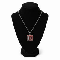 Image 1 of Finch Necklace│Square Microchip Circuit Board Pendant Necklace – Futuristic Tech Jewelry