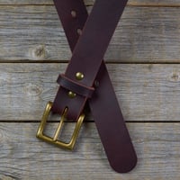 Image 2 of The Iron Oath Duty Belt - Wine