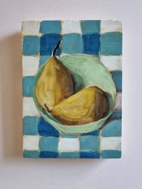 Image 1 of Pears in a Green Bowl