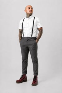 Image 1 of JEGGAE SHIRT 'WHITE' MEN'S SHORT & LONG SLEEVE