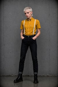 Image 1 of Jeggae Shirt *WILD MUSTARD*  Women's Long & Short Sleeve!