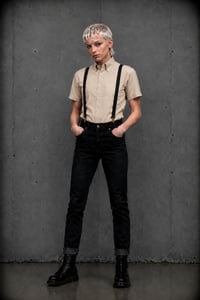 Image 1 of JEGGAE SHIRT 'J-BEIGE' WOMEN'S SHORT & LONG SLEEVE