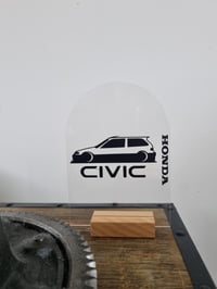 Image 2 of Plaque décorative HONDA CIVIC 