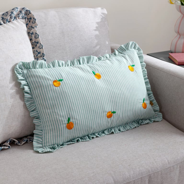 COUSSIN RECTANGULAIRE - ORANGE  Image 3