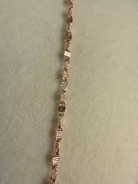 Image 1 of 10K Gold Anchor Chain Necklace | 20” Mariner Chain | Dainty Gold Necklace