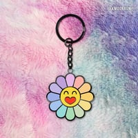 PRE-ORDER | Hobi Flower | ENAMEL KEYCHAIN