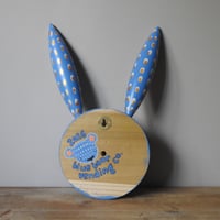 Image 3 of rabbit wall hanging
