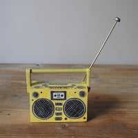 Image 7 of girl with an 80's boombox