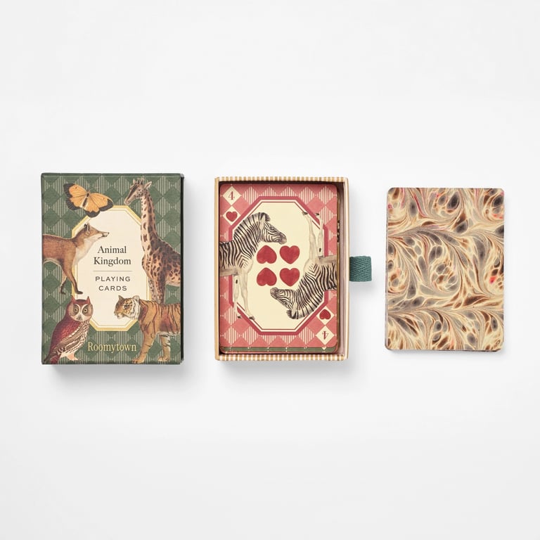 JEU DE CARTES À JOUER - LE RÈGNE ANIMAL Image 3