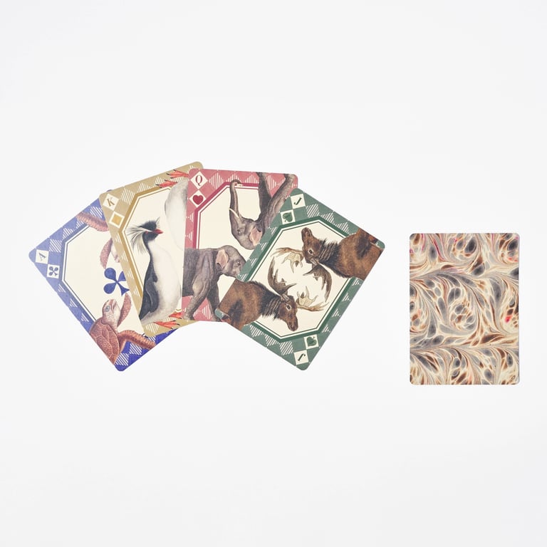 JEU DE CARTES À JOUER - LE RÈGNE ANIMAL Image 5