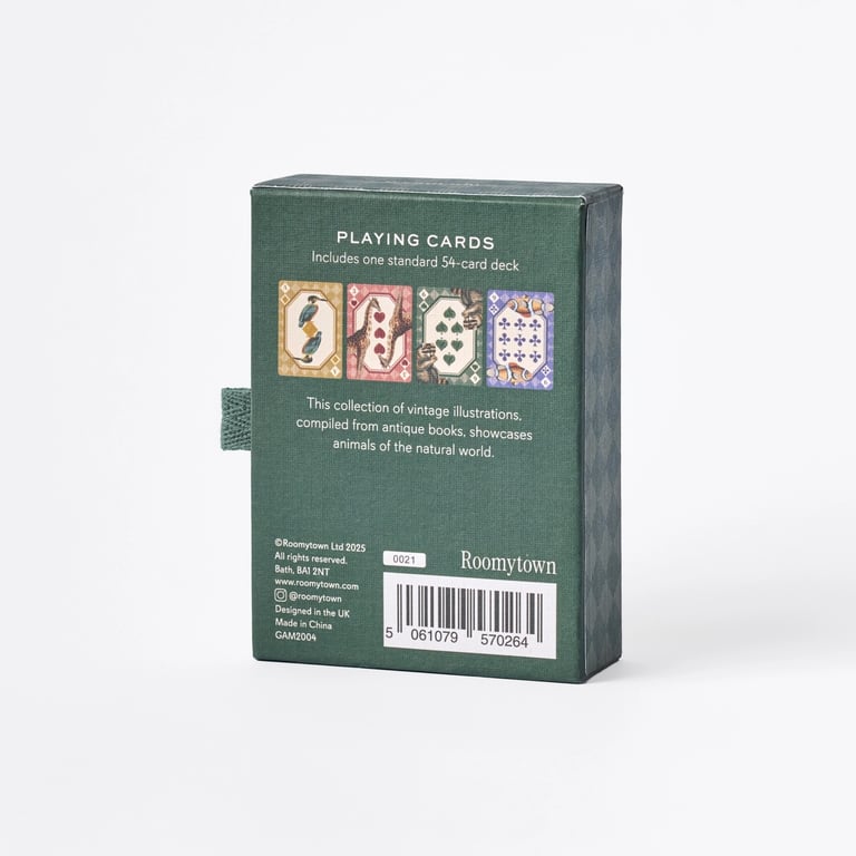 JEU DE CARTES À JOUER - LE RÈGNE ANIMAL Image 7