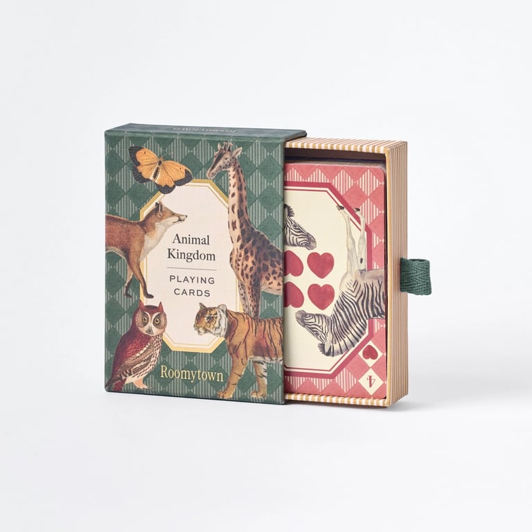JEU DE CARTES À JOUER - LE RÈGNE ANIMAL