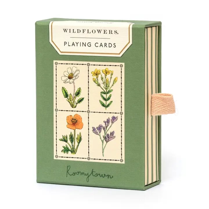 JEU DE CARTES À JOUER - FLEURS SAUVAGES