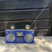 Image 15 of artist prototype - blue boombox