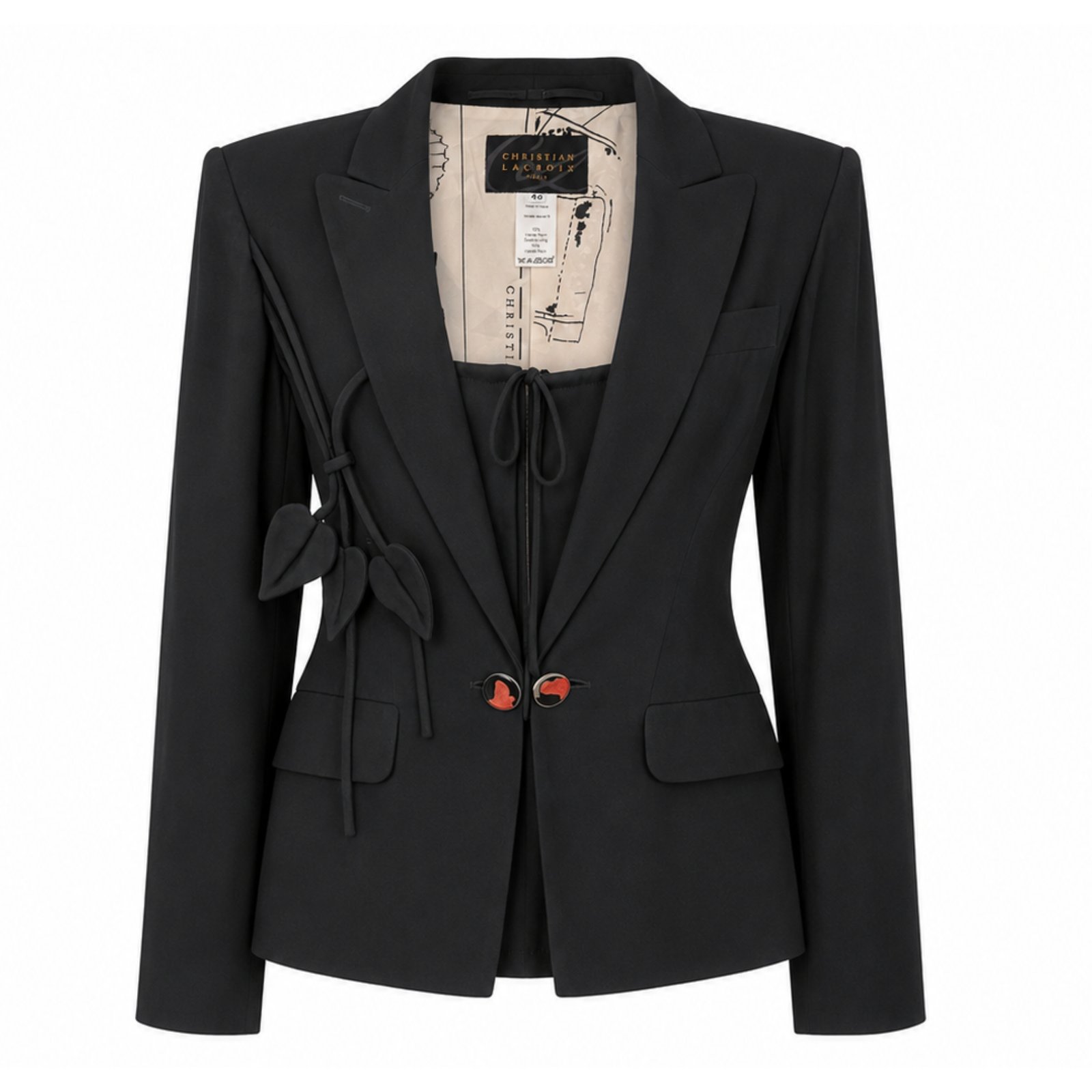 Christian Lacroix 2000s Jacket with Faux-Top by CHRISTIAN LACROIX in size FR 40 from COATS & JACKETS category