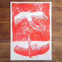 Image 1 of Bird Loom - A3 Riso Print