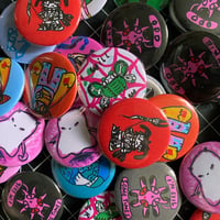 Image 1 of Pin Badges Pick&amp;mix 32mm