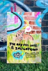Image 1 of (Not) small &amp; insignificant rat Art Print
