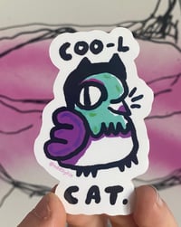 Image 3 of Coo-l cat Sticker