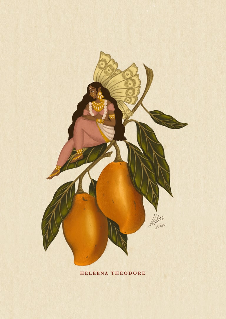 Mango Fairy Print