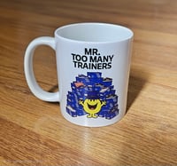Image 1 of Mr Too Many Trainers Mug & Coaster Set