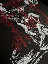 Image 2 of •devoted to solitude• blood red • print•