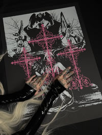 Image 3 of •devoted to solitude• doll parts pink • print•