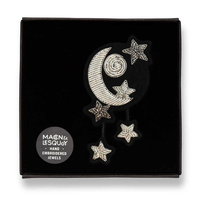 BROCHE BRODÉE CIEL & ASTRES - MACON & LESQUOY (PLUSIEURS MODÈLES) Image 20