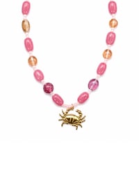 Image 1 of The Sangria Crab Necklace