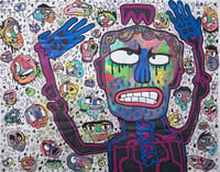 Image 1 of THE GRIT AND THE GREMLIN — original artwork — collaboration with Edge and Marc Craig
