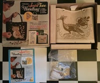 Image 2 of Vintage 1967 Jewel Tone Handbag Kit UNUSED Bird