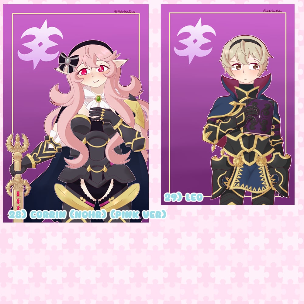 Image of Fire Emblem Mini Prints by Rocky