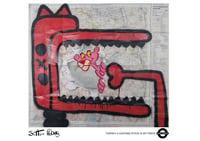 Image 1 of A3 Giclée Art Print — THERE’S A PANTHER… — collaboration with Sara Sutton and Marc Craig