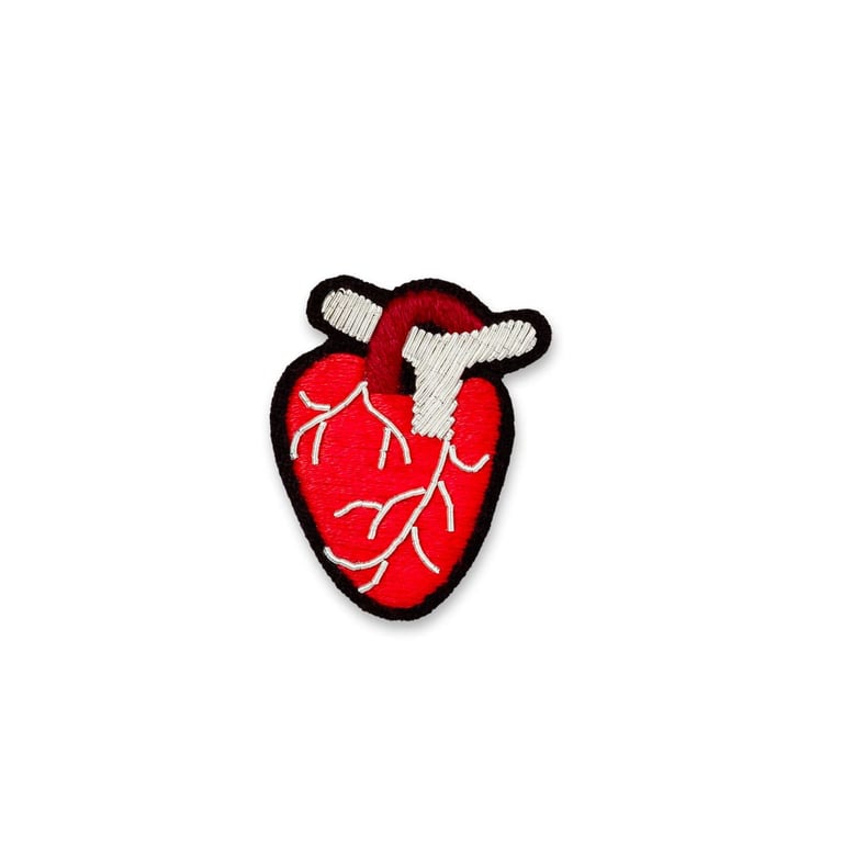 BROCHE BRODÉE COEUR - MACON & LESQUOY (PLUSIEURS MODÈLES) Image 7