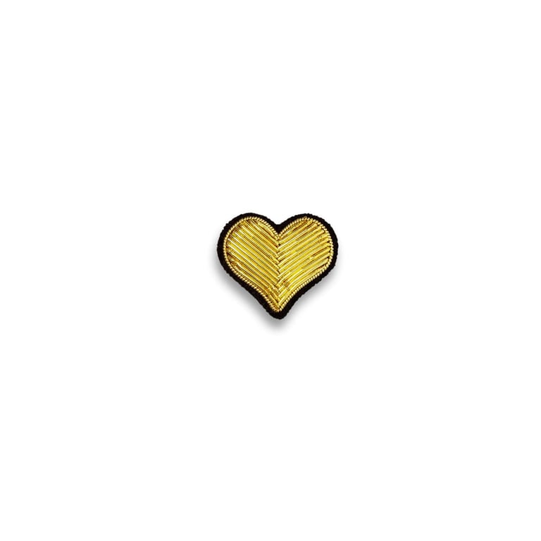 BROCHE BRODÉE COEUR - MACON & LESQUOY (PLUSIEURS MODÈLES) Image 6