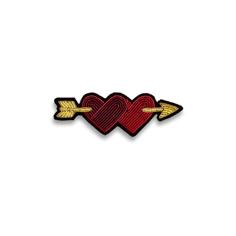 BROCHE BRODÉE COEUR - MACON & LESQUOY (PLUSIEURS MODÈLES) Image 2
