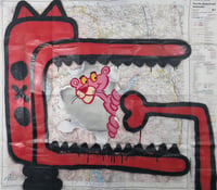 Image 1 of THERE’S A PANTHER… — original artwork — collaboration with Edge and Marc Craig