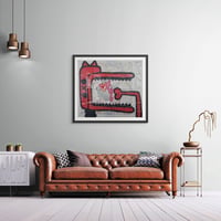 Image 2 of THERE’S A PANTHER… — original artwork — collaboration with Edge and Marc Craig