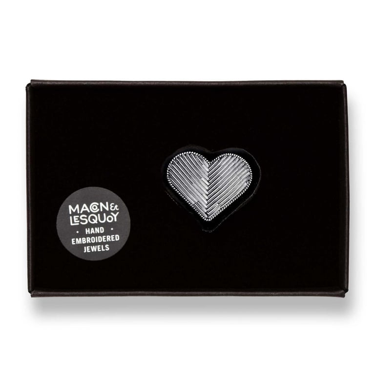 BROCHE BRODÉE COEUR - MACON & LESQUOY (PLUSIEURS MODÈLES) Image 17