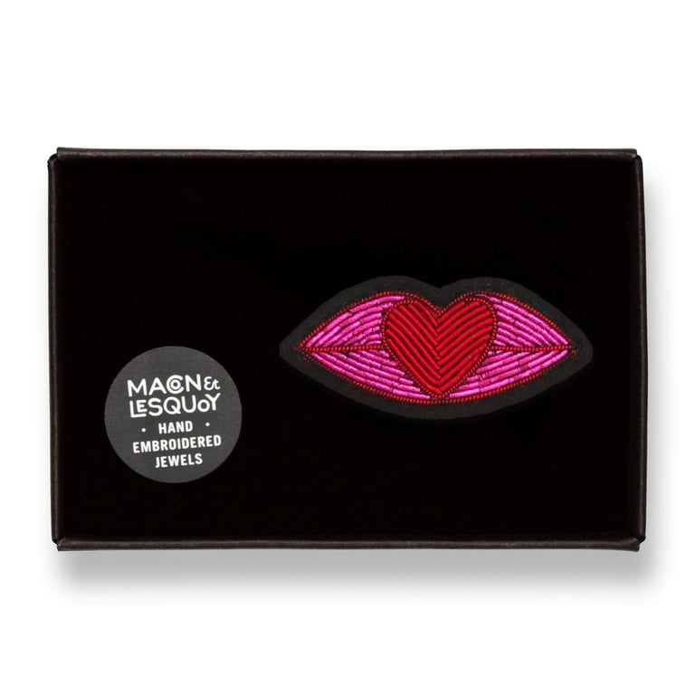 BROCHE BRODÉE AMOUR - MACON & LESQUOY (PLUSIEURS MODÈLES) Image 12