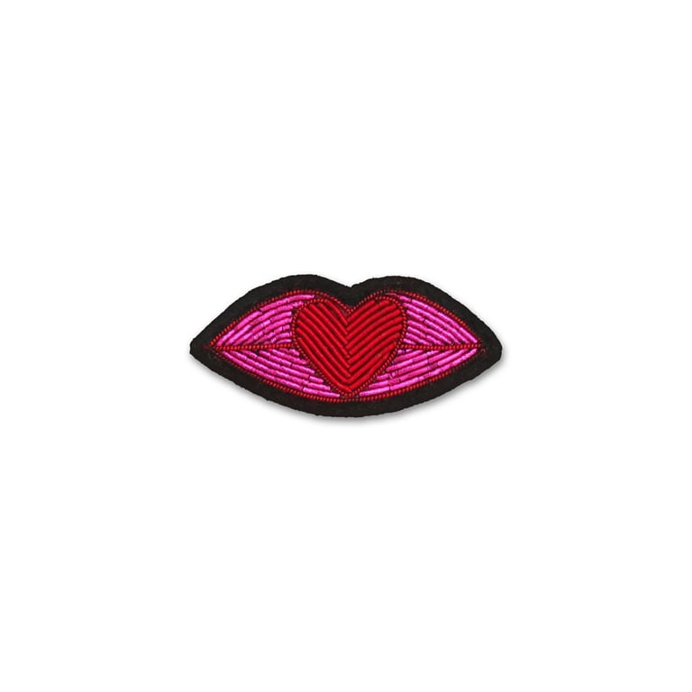 BROCHE BRODÉE AMOUR - MACON & LESQUOY (PLUSIEURS MODÈLES)
