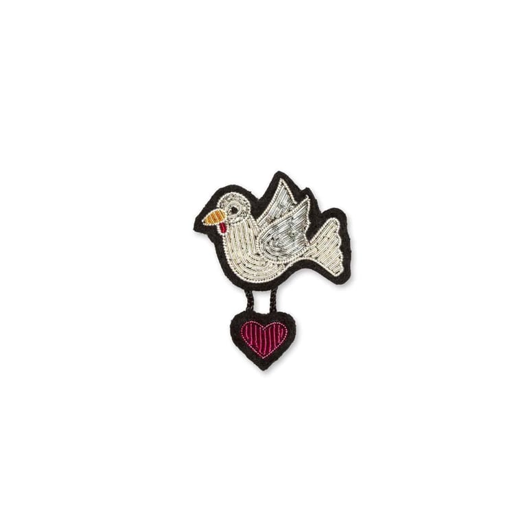 BROCHE BRODÉE AMOUR - MACON & LESQUOY (PLUSIEURS MODÈLES) Image 5