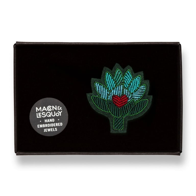 BROCHE BRODÉE AMOUR - MACON & LESQUOY (PLUSIEURS MODÈLES) Image 13