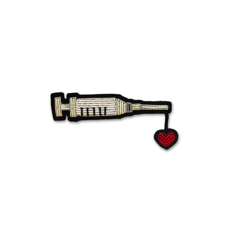BROCHE BRODÉE AMOUR - MACON & LESQUOY (PLUSIEURS MODÈLES) Image 3