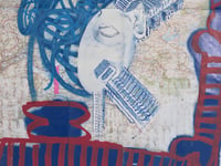 Image 4 of A3 Giclée Art Print — LONE FLANEUR FREAK — collaboration with Sam Kerridge and Marc Craig